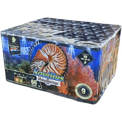 Наутилус Фейерверк купить в Михайловске Свердловской области | mihajlovsksverdlovskaya.salutsklad.ru