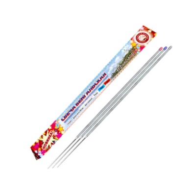 Триколор 300 мм. Бенгальские огни цветные купить в Михайловске Свердловской области | mihajlovsksverdlovskaya.salutsklad.ru